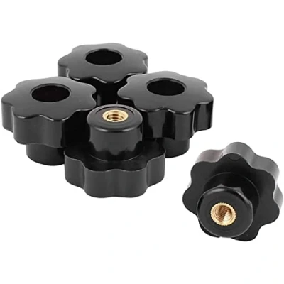 Imagen de Haobase 5 unidades M6 x 32 mm rosca interior a través del agujero estrella tornillo de sujeción Knauf Grip
