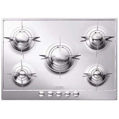 Imagen de SMEG P705ES Placa de Gas Piano, Mirror Glass