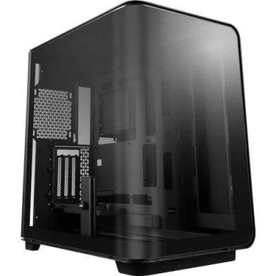 Imagen de MSI Meg Maestro 700L PZ Mid Tower E ATX, Soporte Vertical para GPU y Cable Riser PCIe 4.0, de una Pieza, Aluminio Panel Vidrio Templado Curvado 270, USB Type C
