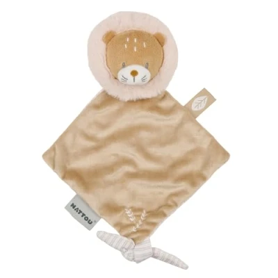 Imagen de Nattou Small Comforter Doudou Lion FLO, OLI, Ernest, 19 cm, Ernest Brown