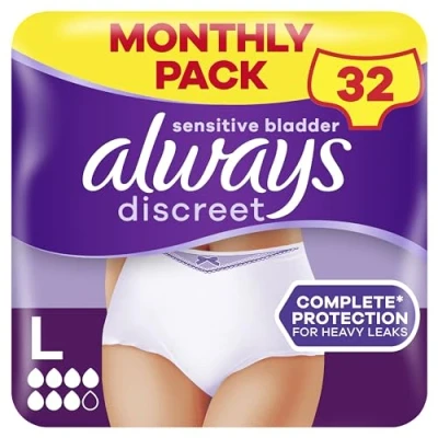 Imagen de Pañales para incontinencia Always Discreet
