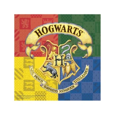 Imagen de Procos 93366 Servilletas de papel Harry Potter, 25 x cm, FSC® Mix, fiesta cumpleaños
