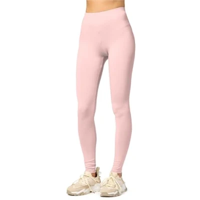 Imagen de Merry Style Leggins Largos Deportivas Mujer Mallas con Cintura Elástica Vestir Suaves Flexibles, Transpirables Ideal para Todas Las Estaciones MS10 143(Polvo Rosa, XL)