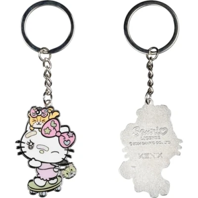Imagen de Konix Hello Kitty Llavero 4 x cm Metal Motivo de monopatín