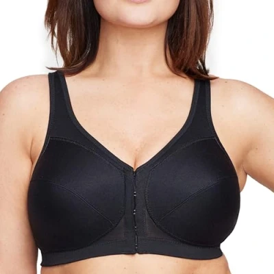 Imagen de Glamorise Magic Lift Front Close Posture Support Bra, Sujetador para Mujer, Beige (Cafe) 115I