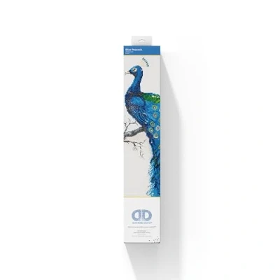 Imagen de Diamond Dotz (DD13.012) Kit de bordado diamantes pavo real azul, 60 x 84 cm