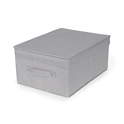 Imagen de Compactor Caja, 75 gsm Polipropileno NO Tejido + CARTÓN 1,8 MM, Gris, 30 x 44 19 cm