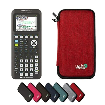 Imagen de CALCUSO Paquete Básico Rojo con Calculadora Grafica TI 84 Plus CE T Python Edition