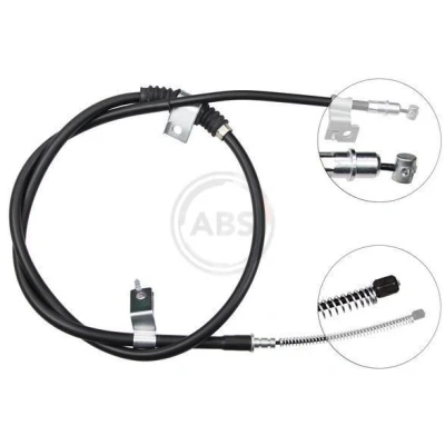 Imagen de A.B.S. K17297 Cable de Freno Mano 1627 Discos para dirección izquierda/derecha MITSUBISHI: Outlander II