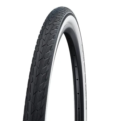 Imagen de Schwalbe Cub.SCHW.Standard 27x1 1/4 Act K Guard RIG Cubiertas, Sport, Negro/Blanco (Multicolor), Talla Única