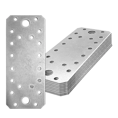 Imagen de OMIDEAS 10 x Placas de unión planas (140 55 2) Pletina ensamblaje Placa perforada