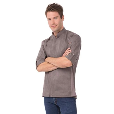 Imagen de Chef Works Chamarra de Hartford para Hombre, L, Gris Grafito.