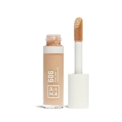 Imagen de 3INA MAKEUP The 24H Concealer 606 Coral claro Corrector de Duración Cobertura Media a Alta con Fórmula Ligera Aplicador en esponja Ojeras Vegan Cruelty Free
