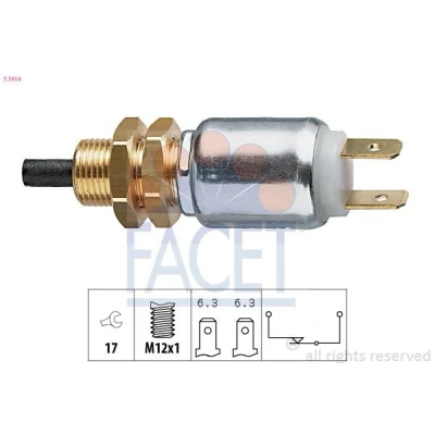 Imagen de FACET 7.1014 Interruptor luces freno mecánico M12x1 Made in Italy OE Equivalent BMW: 3 Berlina, 5 Touring