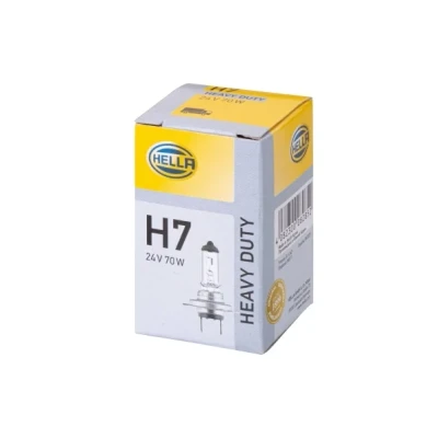 Imagen de HELLA 8GH 007 157 241 Lámpara, faro de carretera H7 24V 70W Halógena DAF: LF 45, IVECO: EuroCargo IV, Stralis, MAN: TGA