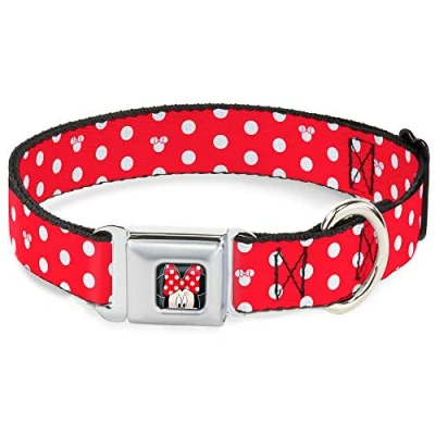 Imagen de Buckle Down dydr Minnie Mouse w/Lazo Cerca de Collar Perro