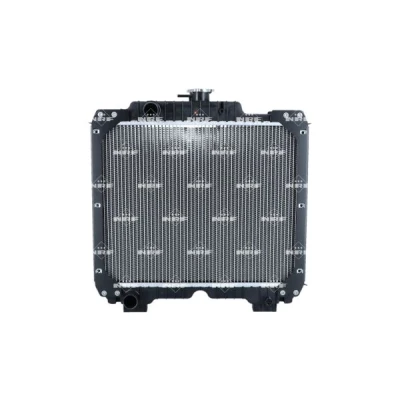 Imagen de NRF 530028 Radiador, refrigeración del motor Aluminio 410 538 73 con caperuza Aletas soldadas