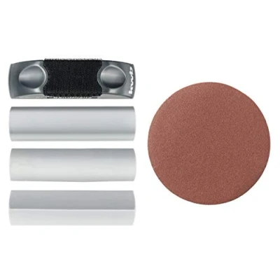 Imagen de kwb Bloque de lijado manual para 125 mm, incluye varios accesorios perfil y una rueda (K150)