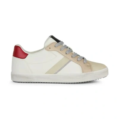 Imagen de Geox D Blomiee C, Zapatillas Mujer, Optic White Red, 39 EU