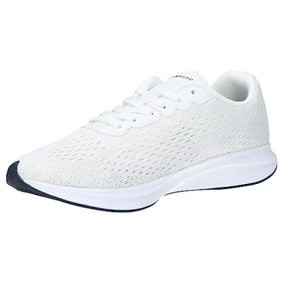 Imagen de Tommy Hilfiger Hombre Sneaker Running Zapatillas Deportivas, Blanco (White), 40 EU