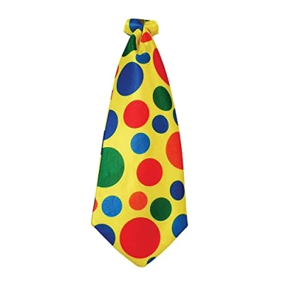 Imagen de Bristol Novelty Corbata larga de payaso, multicolor (BA817)