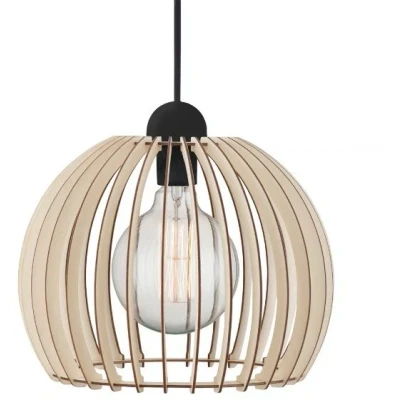 Imagen de Lámpara de techo chino 30 madera nórdico