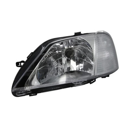Imagen de VAN WEZEL 1514961 Faros izquierda H4 blanco para circulación por la derecha sin servomotor reg. alcance luces P43t DACIA: Logan I Berlina