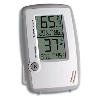Imagen de Termómetro con higrómetro Room Control TFA Dostmann 30.5015 (gris)