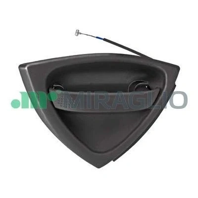 Imagen de MIRAGLIO 80.960.03 Manecilla de Puerta izquierda negro SMART: Fortwo I Coupé, City Coupe norauto, oscaro, mister auto