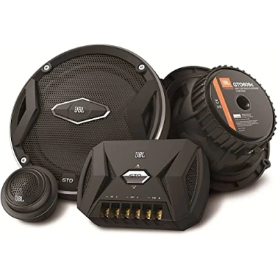 Imagen de JBL Car GTO 609C Sistema de altavoces componentes 2 vías 6,5 pulgadas, incluye conos rango medio y agudos (Tweeters), color negro