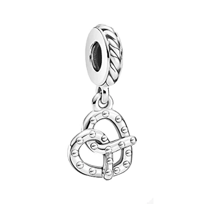 Imagen de Pandora Colgante con diseño de Pretzel en plata ley