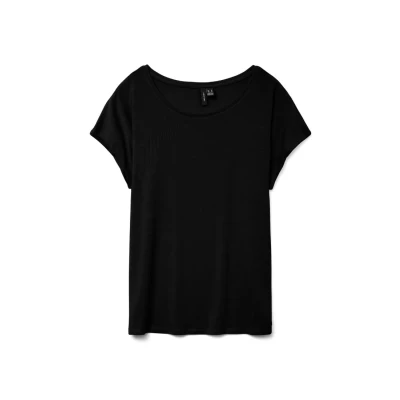 Imagen de Vero Moda AVA Camiseta básica, Mujer, Talla: Small, Black