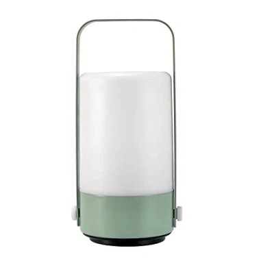 Imagen de Pauleen 48255 Farol LED (IP44, temporizador, batería, incluye 1 x 0,4 W, plástico verde claro, 3000 K)