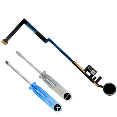 Imagen de MMOBIEL Botón Home Compatible con iPad 6 / 5 de Inicio Reemplazo Button Incl Destornilladores Negro