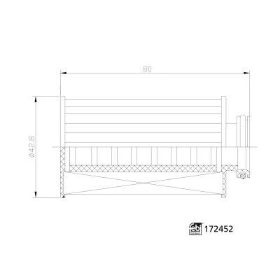 Imagen de Filtro de urea FEBI BILSTEIN 172452
