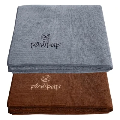 Imagen de PAWPUP Toalla para Perros superabsorbentes 60x100cm Juego de 2 Microfibra Mascotas Perros, Gatos y Otras