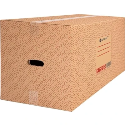 Imagen de packer PRO Pack 10 Cajas Carton para Mudanzas y Almacenaje Ultra Resistentes con Asas 600x400x400mm