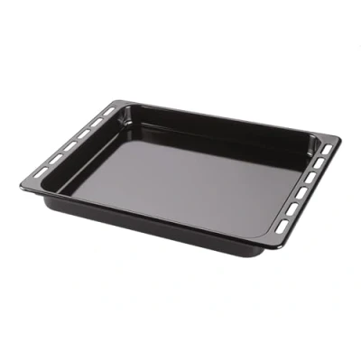 Imagen de Whirlpool Indesit 481010764532 bandeja de horno C00374896 esmaltada gris (447 x 375 38mm)