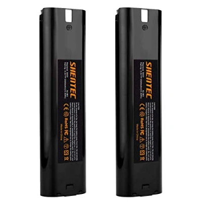 Imagen de 2Packs Shentec Ni MH 9.6V 3500mAh para Makita Batería 9000 9001 9002 9033 9600 191681 2 192533 0 632007 4