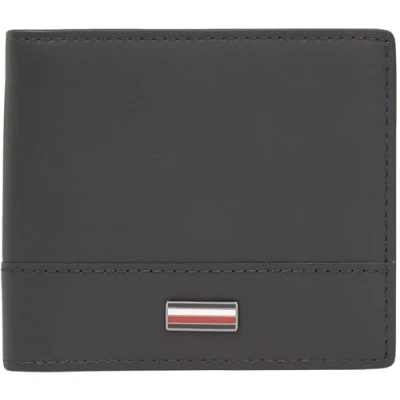 Imagen de Tommy Hilfiger Cartera Hombre Corp Mini pequeña, Negro (Black), Talla Única