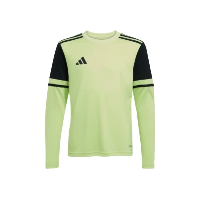 Imagen de adidas Performance SQUADRA25 Camiseta de manga larga para niños, Talla: 5 6a, Pulse lime black