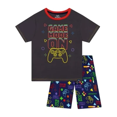 Imagen de Harry Bear Pijama Corta para niños Videojuegos Multicolor 11 12 Años