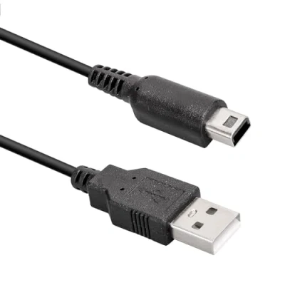 Imagen de Rtinle cable Cargador para 3DS, de carga USB, 1.2M Negr