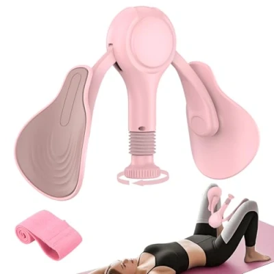 Imagen de Máquina de Ejercicio para Piernas Glúteos y Suelo Pélvico con Banda Elástica Tonificador Muscular Mujeres Kegel Trainer Fitness Casa Abdomen Muslos Brazos