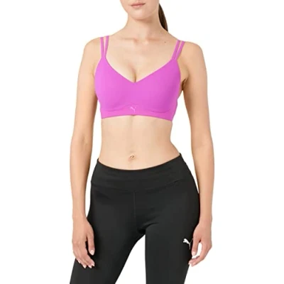 Imagen de PUMA Medium Support Active Bra Sujetador Deportivo, Orquídea Profunda, 75A/B para Mujer