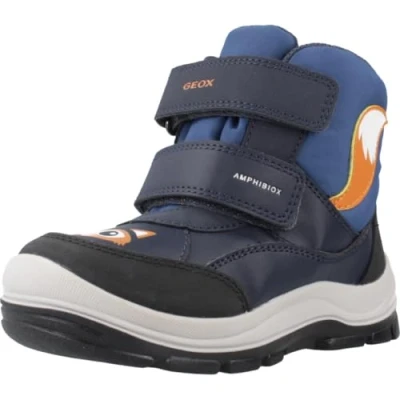 Imagen de Geox Flanfil BOY ABX Botas para la nieve niños, Talla: 25, Navy/dark avio Zapatos