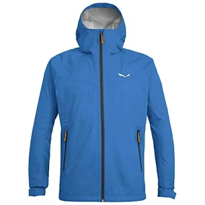 Imagen de SALEWA Puez (Aqua 3) Ptx M Jkt, Chaqueta Hombre, Marrón (Bungee Cord/457azul),