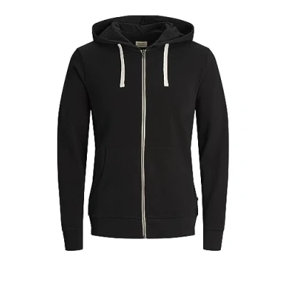 Imagen de Jack &amp; Jones JJEHOLMEN Sudadera con Capucha y Cremallera para Hombre Noos 12136884, Negro Black Beauty, L