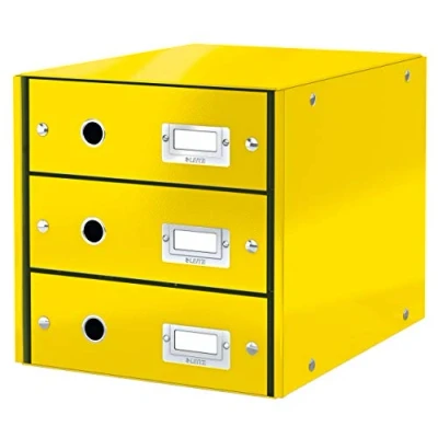 Imagen de Leitz Buc de 2 Cajones, A4, Gama Click and Store 60480016 Amarillo