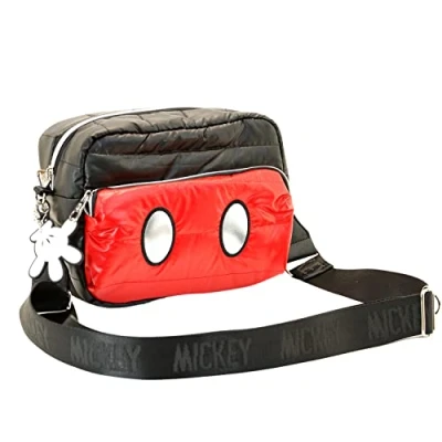 Imagen de Karactermania Mickey Mouse AIR Ibiscuit Padding Bandolera para niños, Talla: One Size, Black